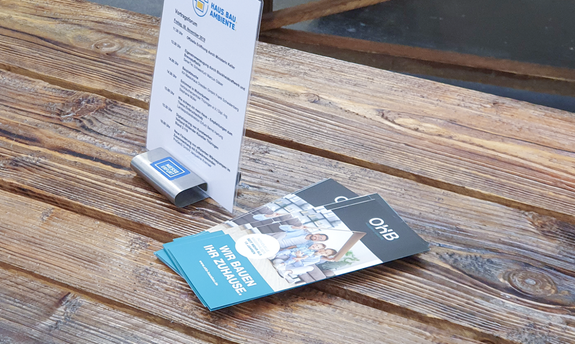 OHB auf der Haus.Bau.Ambiente.