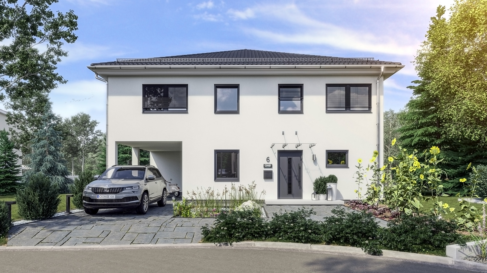 Stadtvilla Gotha HausIdee OHB HausbauGruppe Ohrdruf